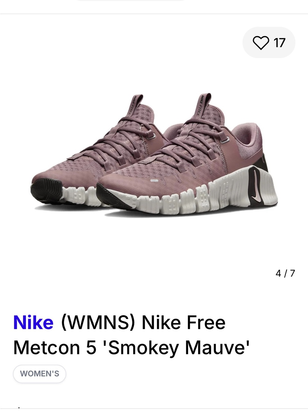 Nike Free Metcon 5 Training Shoes